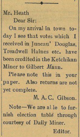 Gibson editorial - The Saturday Mail 11/7/1914