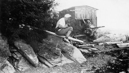 Marie (Eines) Hellyer on Pennock Island