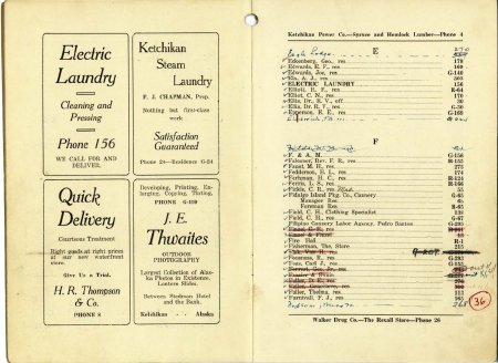 1920 October CLP&W Co Telephone Directory - 5