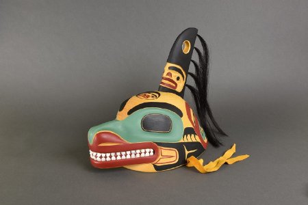 Tlingit War Helmet - front view
