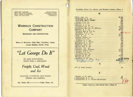 1920 October CLP&W Co Telephone Directory - 14