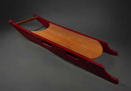 Sled made by Lloyd Turner, circa 1940s. THS 80.2.8.1