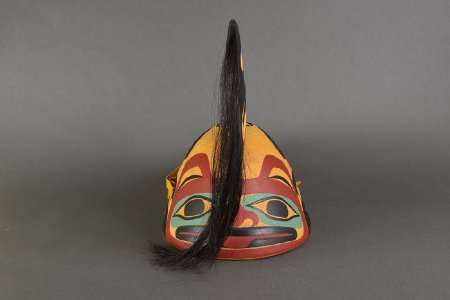 Tlingit War Helmet - back view