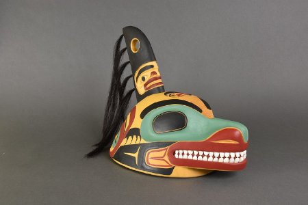 Tlingit War Helmet - front view